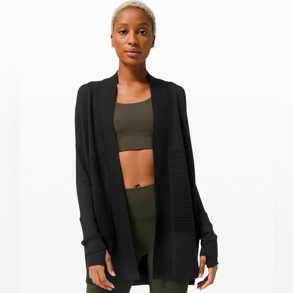 Lululemon Athletica Black Cardigan